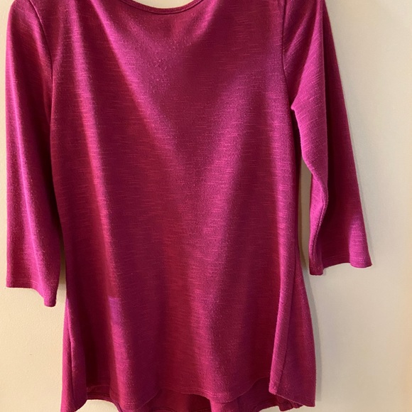 Plum symmetrical blouse size medium - Picture 5 of 10